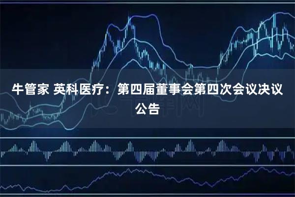 牛管家 英科医疗：第四届董事会第四次会议决议公告